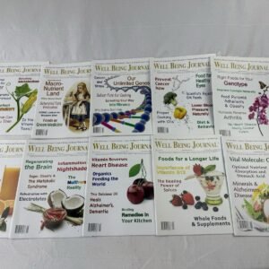 Vintage Lot Of 10 Well Being Journal Magazines 2010 (x4) & 2011 (full year 2011)